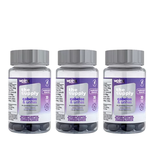 Kit 3 cabelos e unhas - wp
