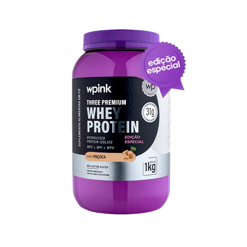 Three Premium Whey Protein Paçoca 3W - (1kg)
