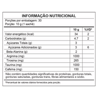 Power Pink de Maçã Verde - Pré-Treino – 300g