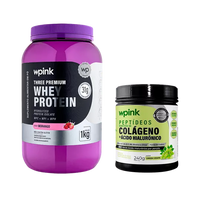 Whey protein morango + colágeno uva verde - wp